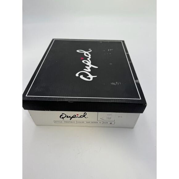 Qupid Prenton Open Slit Boots size 6 in original box - Picture 6 of 6